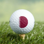 Qatar-vlag Golfballen (Insitu Shirt)