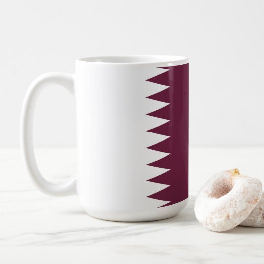 Qatar-vlag Koffiemok (Met donut)
