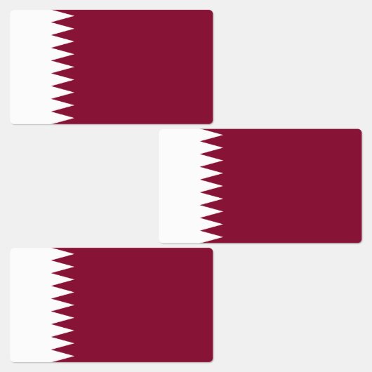 Qatar-vlag Labels (Groep)
