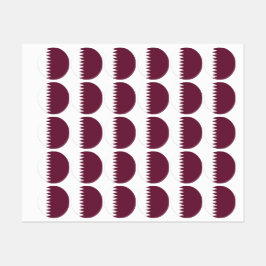 Qatar-vlag Labels