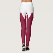 Qatar-vlag Leggings (Achterkant)