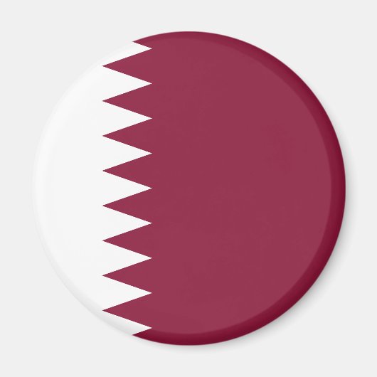 Qatar-vlag Magneet (Voorkant)