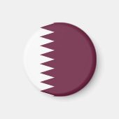 Qatar-vlag Magneet (Voorkant)