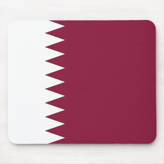 Qatar-vlag Muismat (Voorkant)