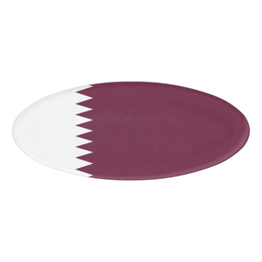 Qatar-vlag Naambadge (Voorkant)