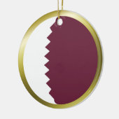 Qatar Vlag Ornament (Links)