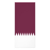 Qatar-vlag Reclamekaart (Achterkant)