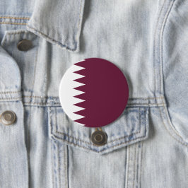 Qatar-vlag Ronde Button 7,6 Cm
