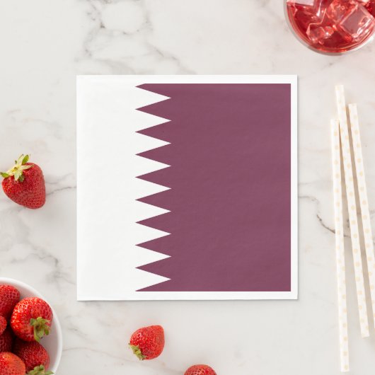 Qatar-vlag Servet (Insitu)