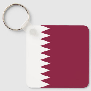 Qatar-vlag Sleutelhanger