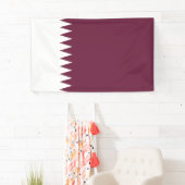 Qatar-vlag Spandoek (Insitu)