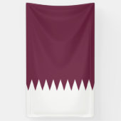 Qatar-vlag Spandoek (Verticaal)