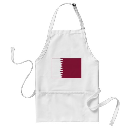 Qatar-vlag Standaard Schort (Voorkant)