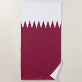 Qatar-vlag Strandlaken (Voorkant)