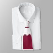 Qatar-vlag Stropdas (Gebonden)