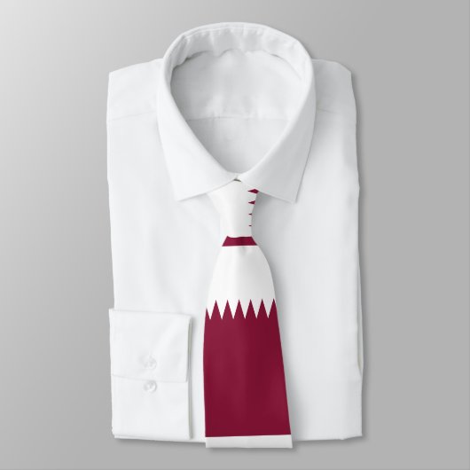 Qatar-vlag Stropdas (Gebonden)