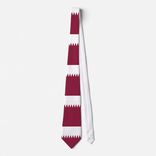 Qatar-vlag Stropdas (Voorkant)
