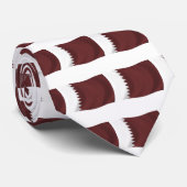Qatar Vlag Stropdas (Opgerold)