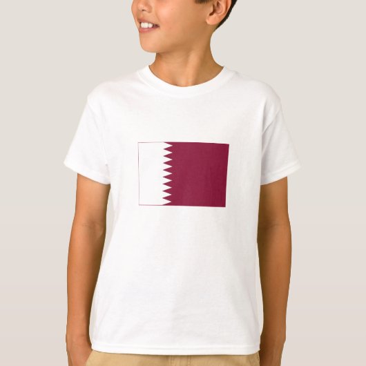 Qatar-vlag T-shirt (Voorkant)