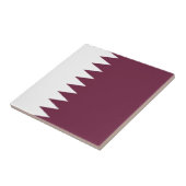 Qatar-vlag Tegeltje (Zijkant)
