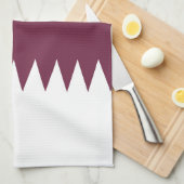 Qatar-vlag Theedoek (Quarter Fold)