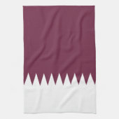 Qatar-vlag Theedoek (Verticaal)
