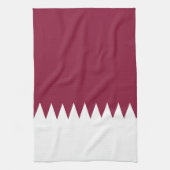 Qatar-vlag Theedoek (Verticaal)