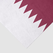 Qatar-vlag Tissuepapier (Detail)