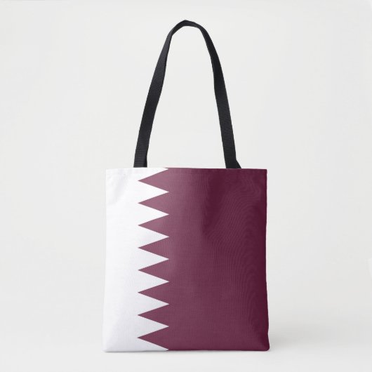 Qatar-vlag Tote Bag (Voorkant)