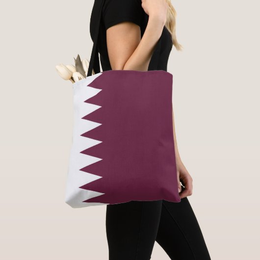 Qatar-vlag Tote Bag (Dichtbij)