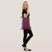 Qatar-vlag Tote Bag (Op model)
