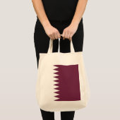 Qatar-vlag Tote Bag (Voorkant (product))