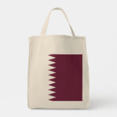 Qatar-vlag Tote Bag (Achterkant)