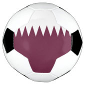 Qatar-vlag Voetbal (Gedraaid)