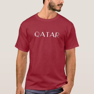 QATAR-vlag voor liefhebbers van het WK Qatari 2022 T-shirt