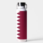 Qatar vlag waterfles (Achterkant)