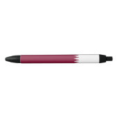 Qatar-vlag Zwarte Inkt Pen (Voorkant)