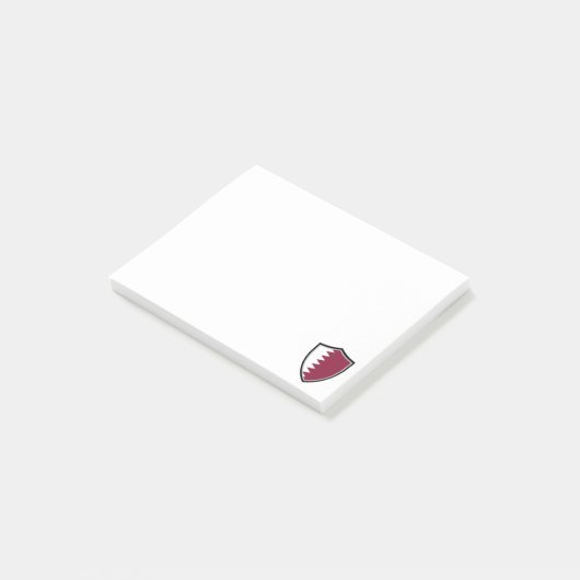 Qatar-vlaggen Post-it® Notes (Schuin)