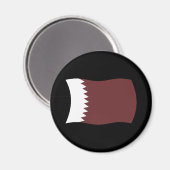 Qatar Vlagmagneet Magneet (Voorkant / Achterkant)