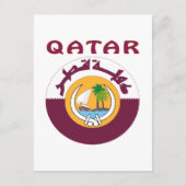 QATAR-wapenlaag Briefkaart (Voorkant)