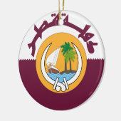 Qatar - wapenschild keramisch ornament (Links)