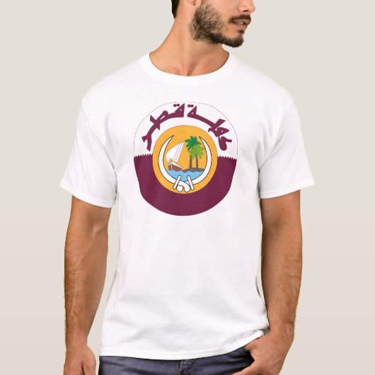 Qatar - wapenschild t-shirt (Voorkant)