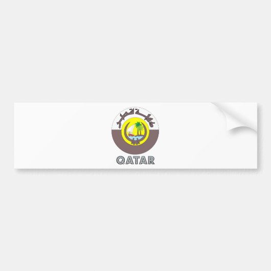 Qatar-wapenstilstand Bumpersticker (Voorkant)