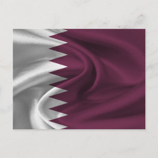 Qatarese vlag briefkaart