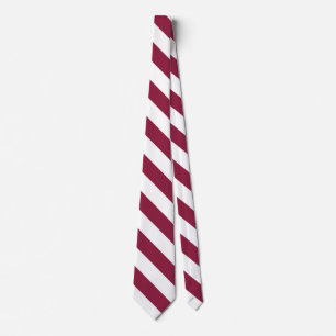 Qatarese vlag Elegante Patriottische Stropdas