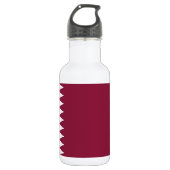 Qatarese vlag waterfles  (Voorkant)