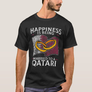 Qatari Wedding State of Qatar Root Heritage Marrie T-shirt