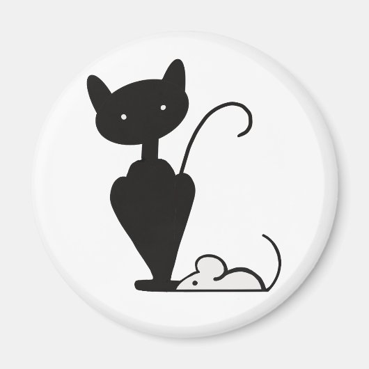 QatNMouse Logo-magneet Magneet (Voorkant)