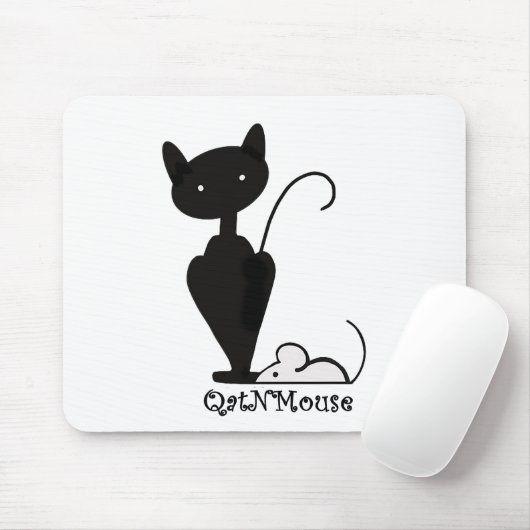 QatNMouse Logo Mousepad Muismat (Met muis)