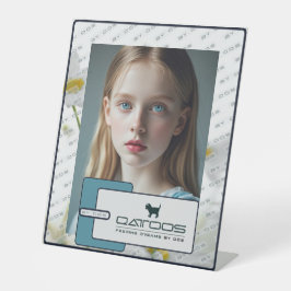 QATTOOS RECLAMEBORD MET VOETSTUK